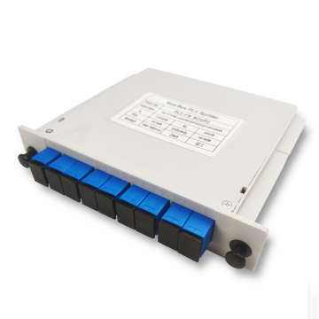 1x8 PLC Splitter I Casette Type Fiber Optic Splitter - Hot Sale for FTTH