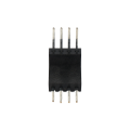 Special shaped connector 4P 90 degree tin plated