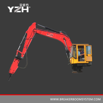 Pedestal Rockbreaker Boom System