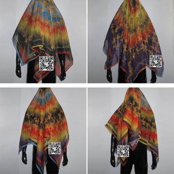 2015 New Style Woman Fashionable Printed Scarf