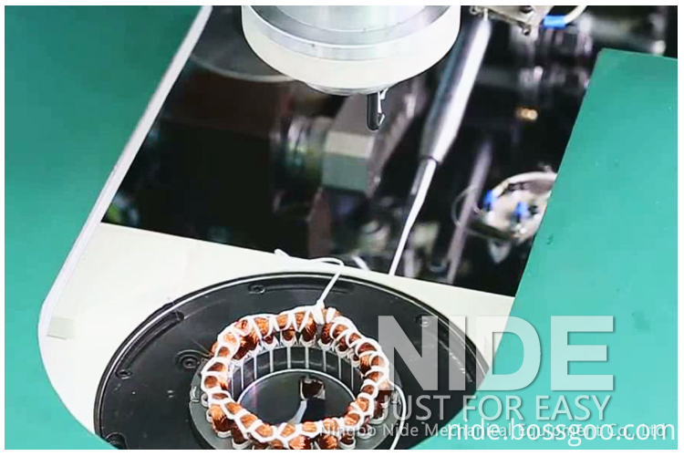 Automatic Single Phase Motor Stator Winding Lacing Machine, High ...