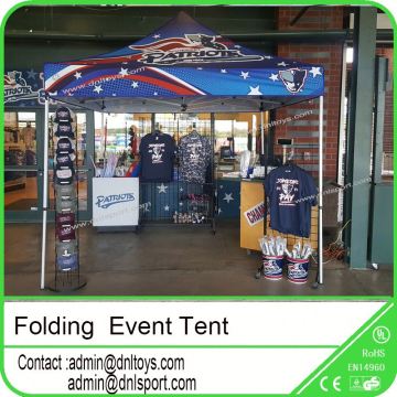 Dye sublimation colorful folding trade show event booth tent