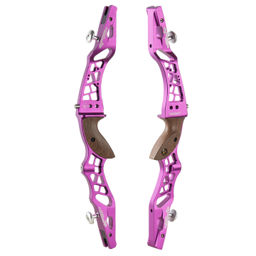 Topoint Archery: Customizable 21-Inch CNC Aluminum Riser for ILF Bow Limbs - Suitable for Right-Handed (RH) and Left-Handed (LH) Archers