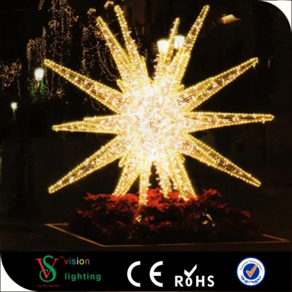 Outdoor christmas north star lights