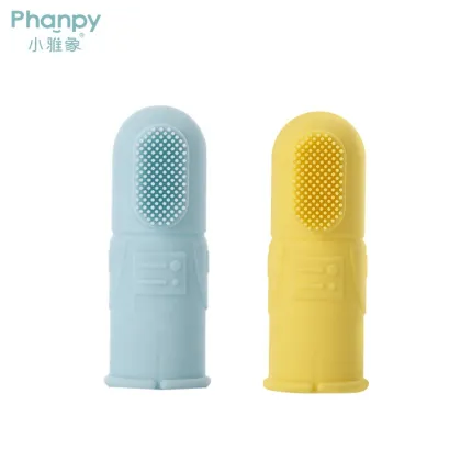 Gold Custom Smart Toothbrush Silicone Finger Baby