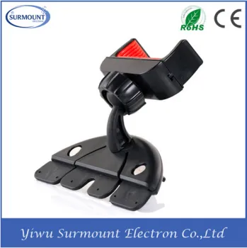 Car CD Slot Mount One Touch Phone Holder