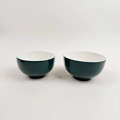 Modern Royal Wedding Dinnerware Set with Custom Logo - Soup Salad Bowl and Pasta Plate for Restaurants & Hotels
