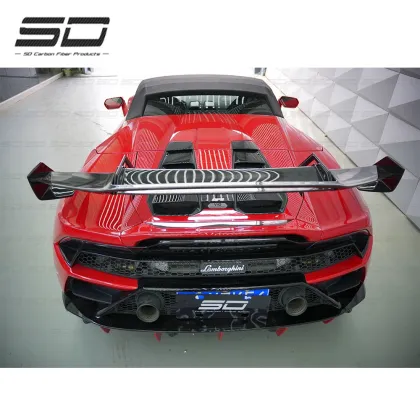 STO Style Rear Spoiler for Lamborghini Huracan EVO Convertible Spyder - New Arrival Dry Carbon Product