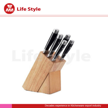 Morden Style High quality kitchen knife with wooden block