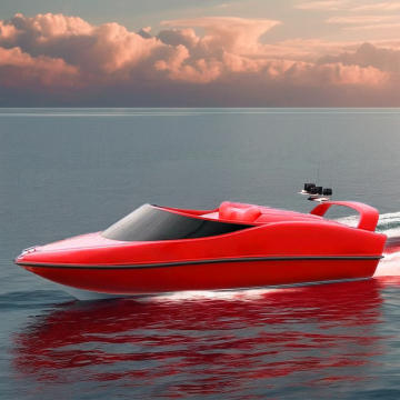 High Quality Fiberglass Yacht Factory Direct Mini Speed Boat for Lake and Ocean Waters - 2 Person Capacity