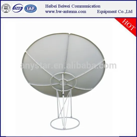 c banda antena satellite prime focus 2.4m dish antenna