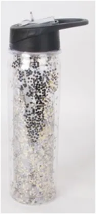 450mL Double Wall Water Bottle With Straw