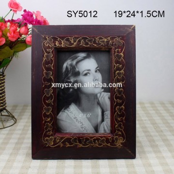 Shabby chic Decorative Items Wooden Carved Photo Frame