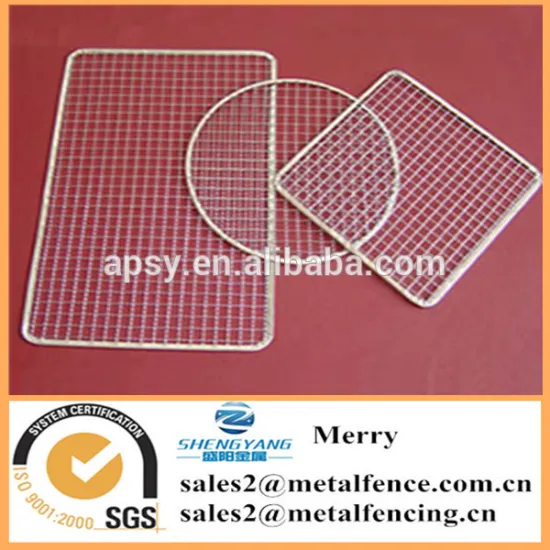 1/2X1/2 inch 304 stainless steel weled 1mm wire mesh for BBQ mesh