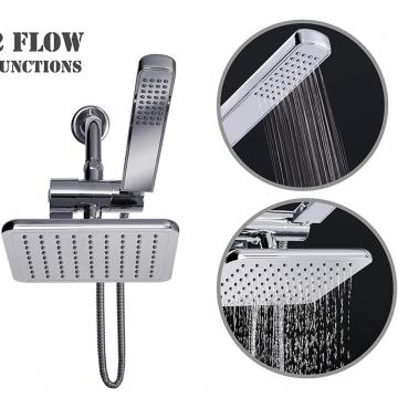 Gaya Eropa Putaran Shower Mixer Termostatik Rainfall Bath Shower Set