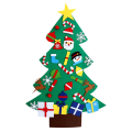 Falda navideña multifuncional para calendario de adviento y árbol