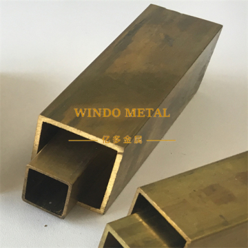 Brass square tube for laboratory equipment framing