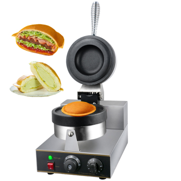 Commercial Gelato Panini Press Machine for Waffles and Sandwiches