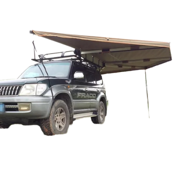 Overland Premium 270 Degree Freestanding Camping Tent with Car Side Awning for Outdoor Adventures