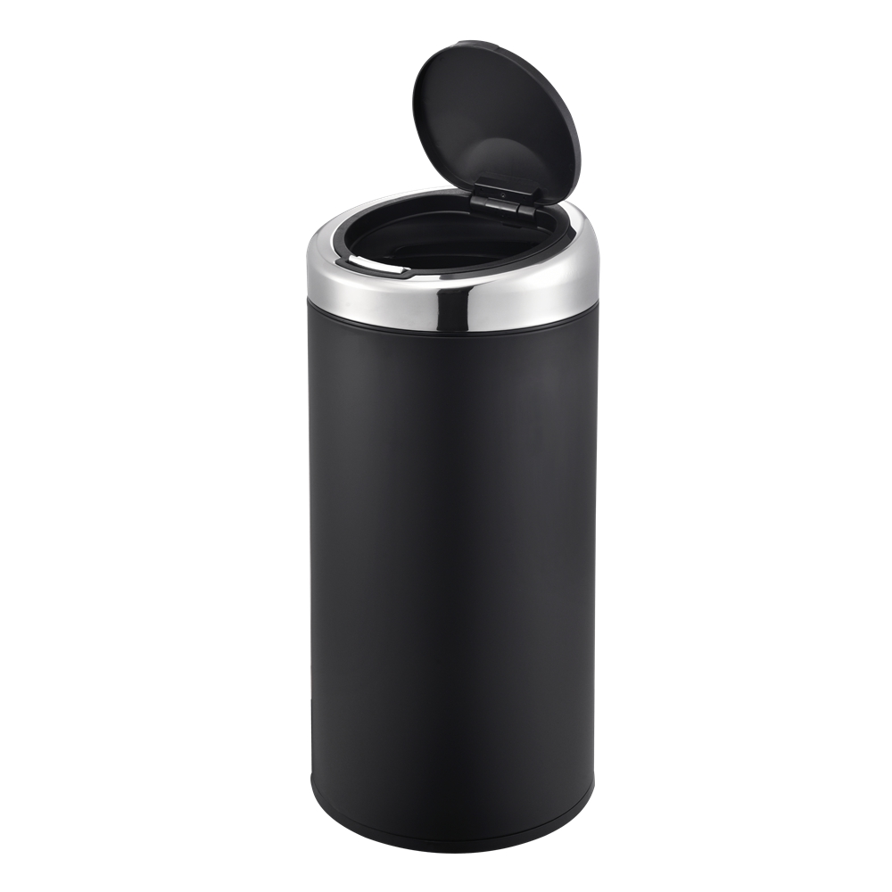 office kitchen stainless steel trash can