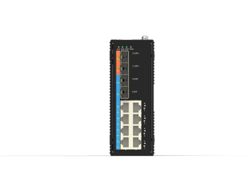 8-Port Full Gigabit Ethernet L2+ Managed Industrial PoE+ Switch