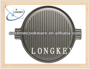 2014 Popular Round Cast Iron Griddle