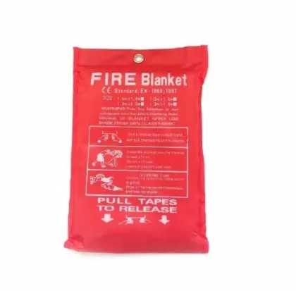 Fiberglass Reusable Fire Blanket - 2m Heat Insulation Emergency Blanket