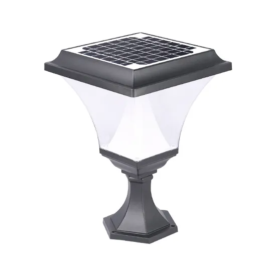Solar Powered Pillar Light for Garden and Courtyard Decoration