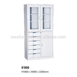 Mobile stainless steel file cabinet IF808