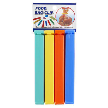 Food Bag Sealing Clips, Various Colors are Available
