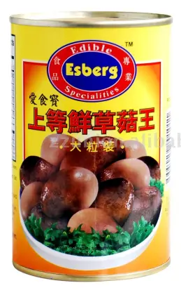 Canned straw mushroom