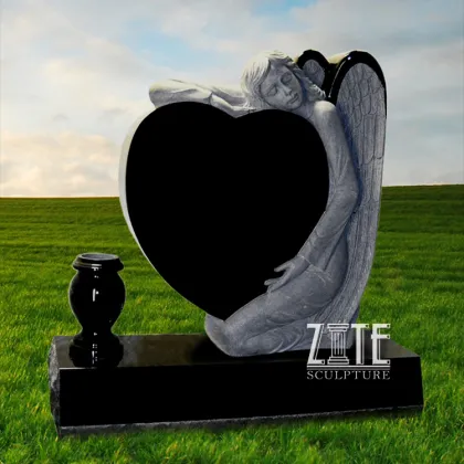 Best Detailed Carvings western style granite headstone