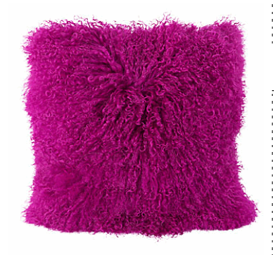 Coussin en fourrure d&#39;agneau Convient pour les enfants