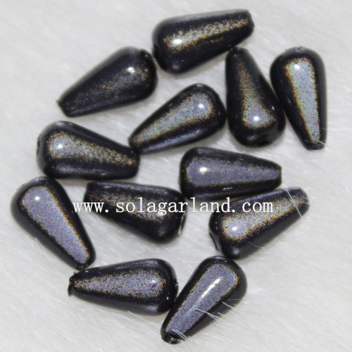 Καλύτερα Loose Acrylic Miracle Oval Beads Teardrop Spacer Bead Charms