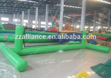 2014 HOT SALE water volleyball court inflatable water park equipment