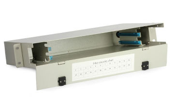 19" 2u Fiber Optic Odf , Ftth Optical Fiber Distribution Frame