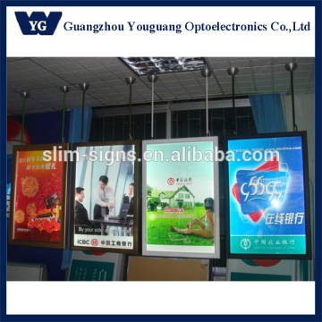 Two face sandwich led advertising light board display