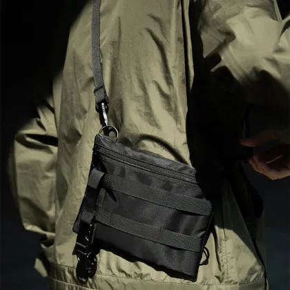 OMOI Custom Nylon Crossbody Messenger Bag for Men