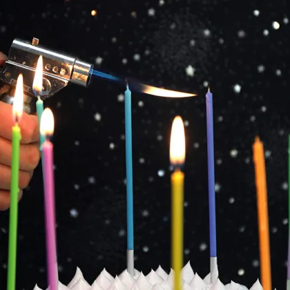 rainbow Birthday cake candle for decoration