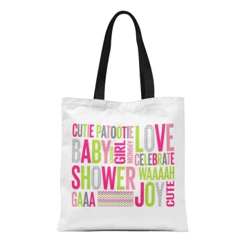 Custom Printed Eco-Friendly Reusable Canvas Tote Bag for Women