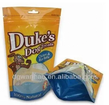 Stand Up Customized Zip - Lock Pet Food Packaging