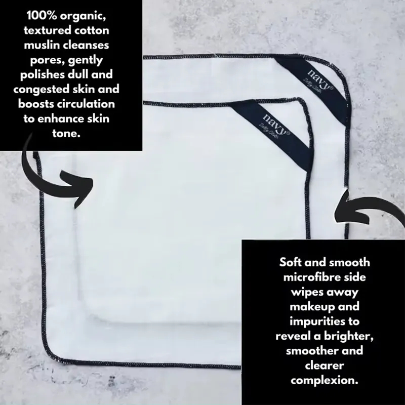 Square Muslin Face Cloth Organic