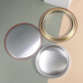 Wholesale Tinplate Lid Metal Tin Cans Bottom Lids