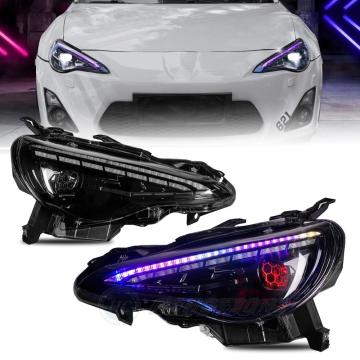 HCMOTIONZ RGB LED ไฟหน้าพอดี/สำหรับ Toyota 86/Subaru BRZ 2012-2021