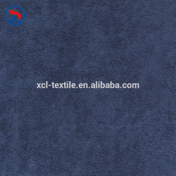XCL 2016 Blue Knitted Suede Fabric For clothes
