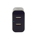 Chargeur mural USB 12 W 5 V 2,4 A à 2 ports