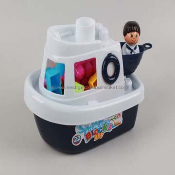 Cartoon plastic block for kid