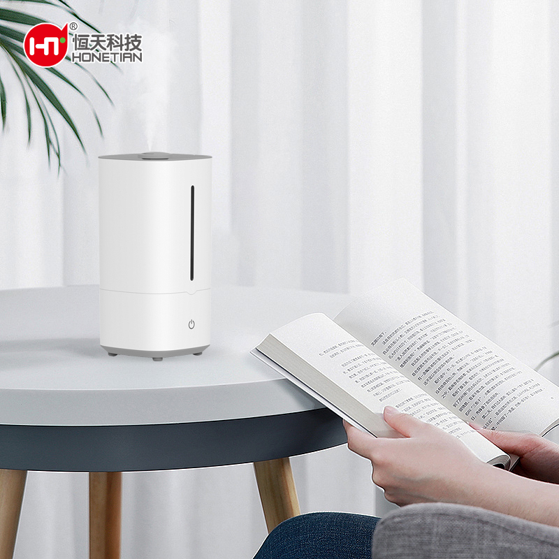 HONETIAN touch control 360 degrees adjustable nozzle large mist output custom colors indoor plastics top fill humidifier