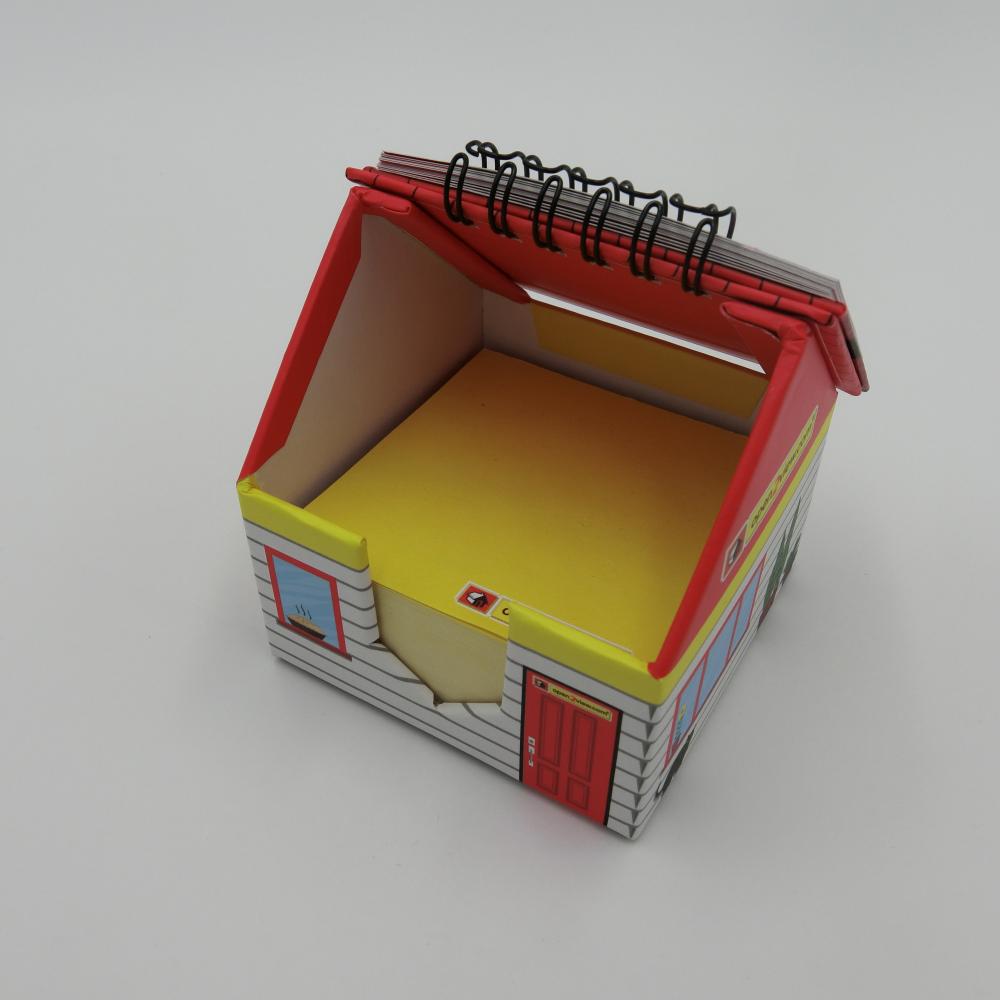 house shape calendar sticky note storage for office