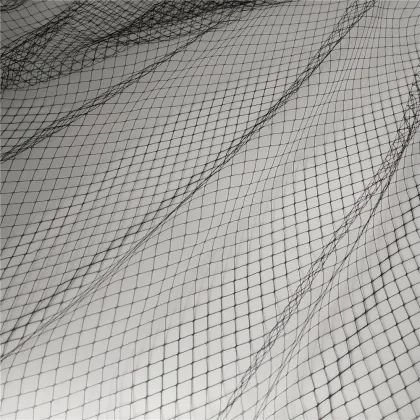 Bridal veil mesh fabric Russian Netting